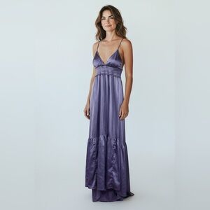 Chic Lavender Maxi Dress